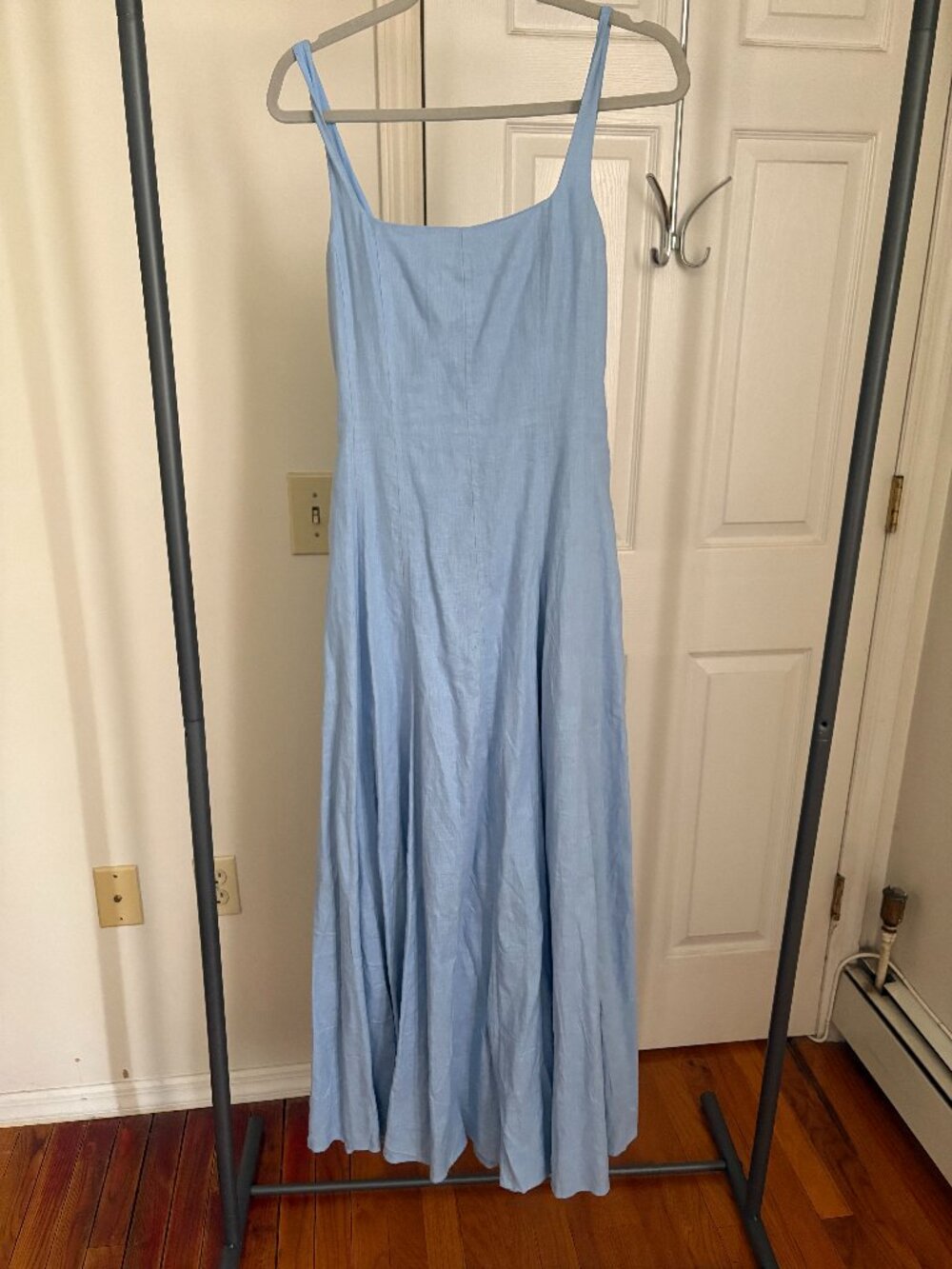 Nicholas the Label - Sky Blue Linen Paneled Dress - Size 2